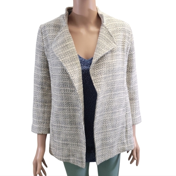 Banana Republic Womens Tweed Knit  Jacket Size 00P - Picture 1 of 12